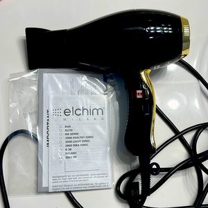 Elchim Milano 3900 Healthy Ionic Hair Dryer Blowdryer EUC